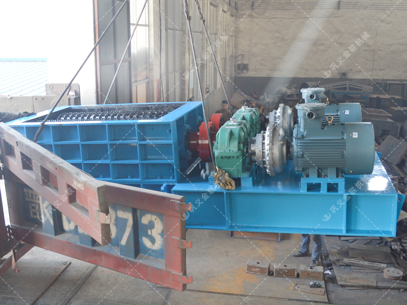 2PLF50/150型強力雙齒輥破碎機發貨圖片_發往山西太原_煤礦破煤