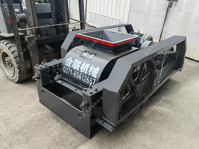 2pg400X250小型對輥破碎機發貨圖片_發往江蘇連云港_破水渣